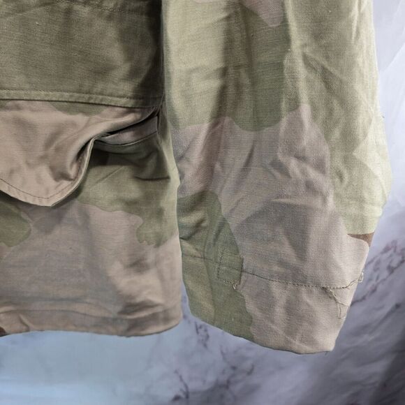 Vintage Desert Camo Jacket Mens Large Regular Coat Cold Weather Field Class 4 - Picture 4 of 11